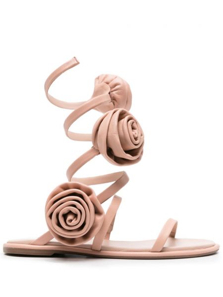 Sandále bez podpätku Le Silla ružová