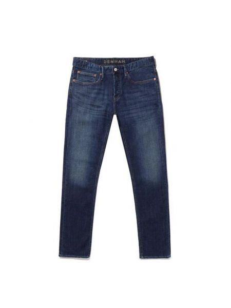 Proste jeansy klasyczne Denham niebieskie