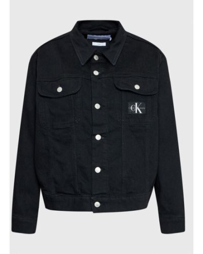 Calvin Klein Jeans Plus Farmer kabát J20J219352 Fekete Regular Fit