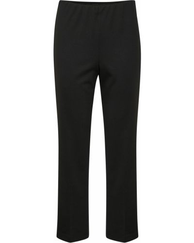 Плетени кльощави панталони Saint Tropez черно