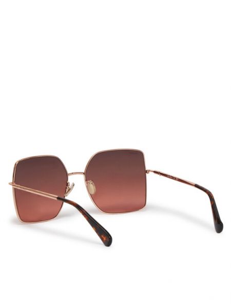 Okulary przeciwsłoneczne gradientowe Max Mara czerwone