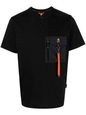 T-shirt con cerniera Parajumpers nero