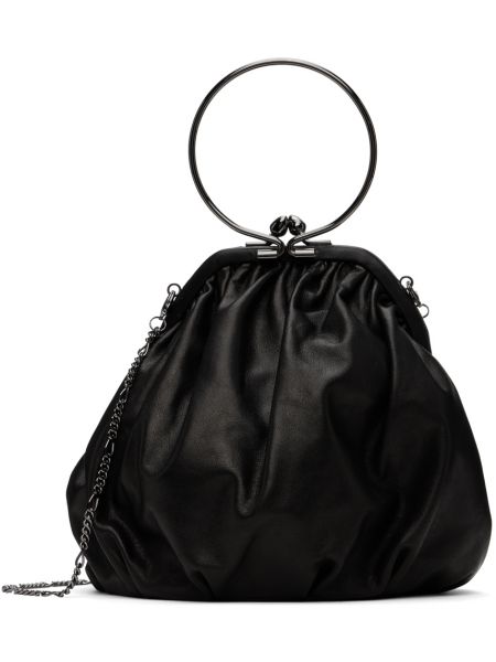 Черная сумка-драп с застежкой Discord Yohji Yamamoto, Black