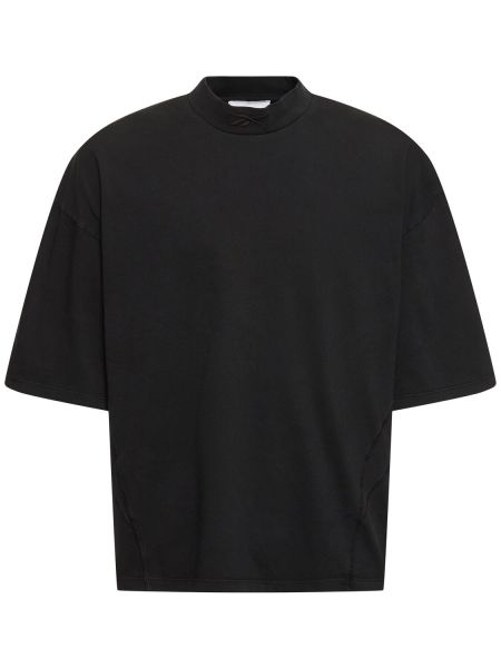 Oversized t-shirt Reebok Classics svart