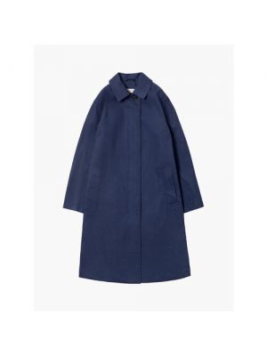 Куртка Traditional Weatherwear демисезонная, средней длины, силуэт трапеция, без капюшона, карманы, 46 синий
