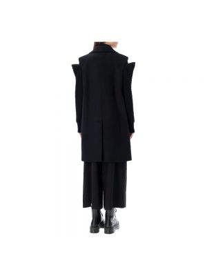 Płaszcz wełniany Noir Kei Ninomiya czarny