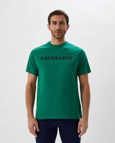Футболка Trussardi, зеленый