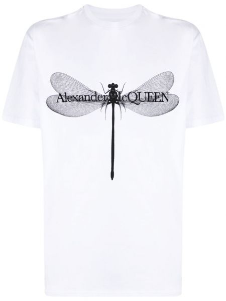 T-shirt Alexander Mcqueen hvid