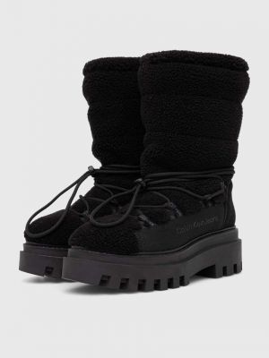 Śniegowce Calvin Klein Jeans czarne