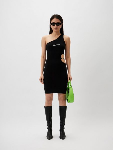 Джинсовое платье Karl Lagerfeld Jeans черное
