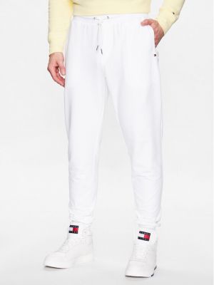Pantalon de joggings Tommy Hilfiger blanc