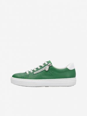 Sneakersy Rieker zielone