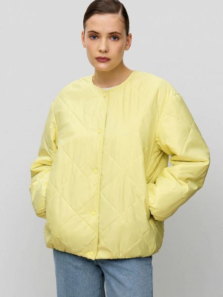 Утепленная демисезонная куртка Baon желтая