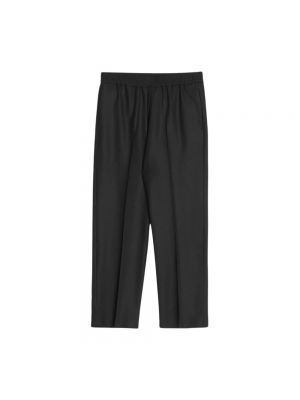 Spodnie z kieszeniami flanelowe Barena Venezia czarne