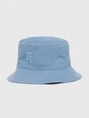 Хлопковая шляпа Tommy Hilfiger синяя