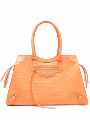 Klassisk stora väskor Balenciaga orange