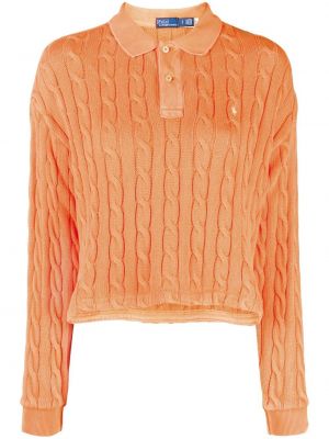 Pulover Polo Ralph Lauren oranžna