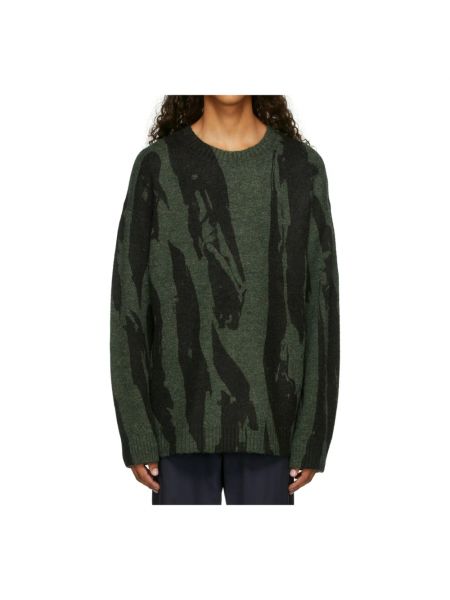 Sweter plisowany Kenzo zielony