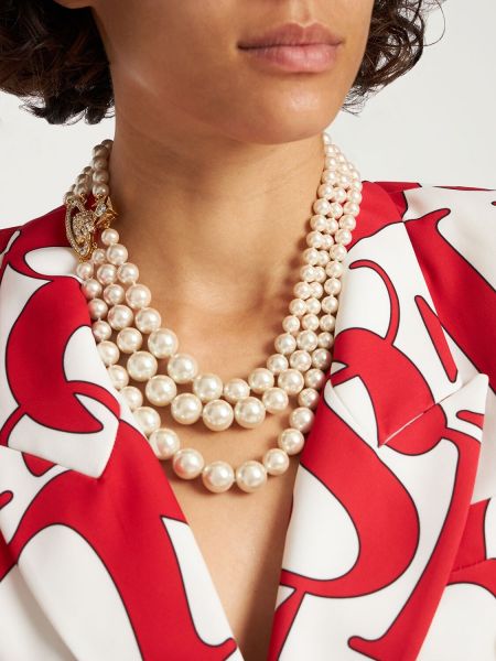 Collier avec perles Vivienne Westwood doré