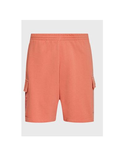 Pantaloni scurți de sport Adidas portocaliu
