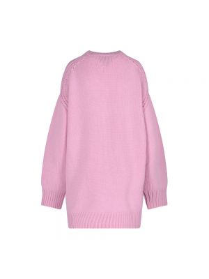 Suéter de cuello redondo Sa Su Phi rosa