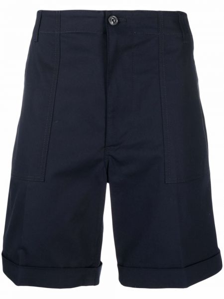 Bomull bermudashorts Moncler blå