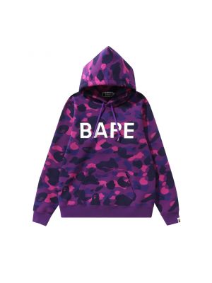 Пуловер с капюшоном A Bathing Ape® фиолетовый