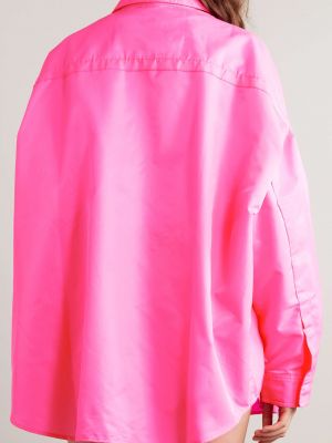 Розовая рубашка оверсайз Frankie Shop