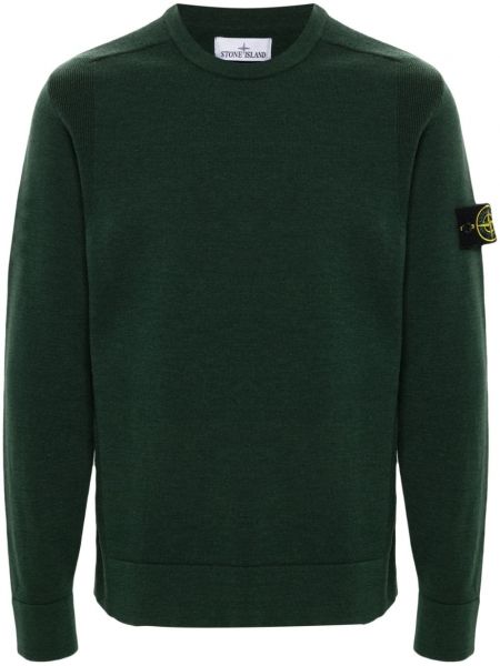 Striktrøje Stone Island grøn