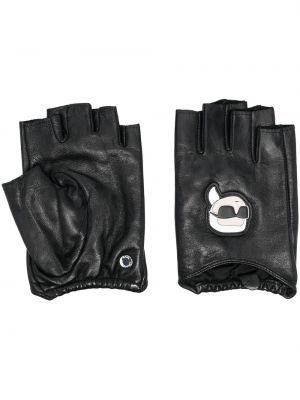 Rękawiczki Karl Lagerfeld czarne