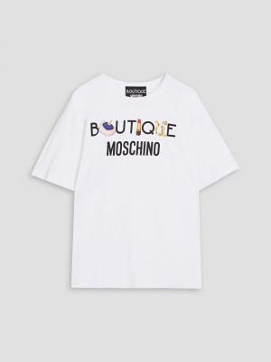 Tričko Boutique Moschino, bílá