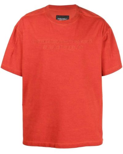 T-shirt col rond A-cold-wall* rouge