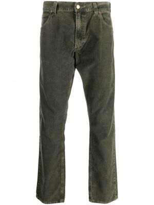 Pantaloni dritti di velluto a coste Ralph Lauren Rrl verde