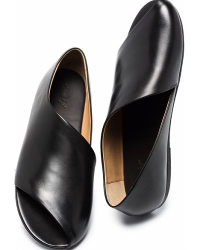 Sandały skórzane Marsell czarne