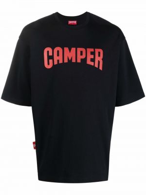 Camiseta con estampado Camper negro