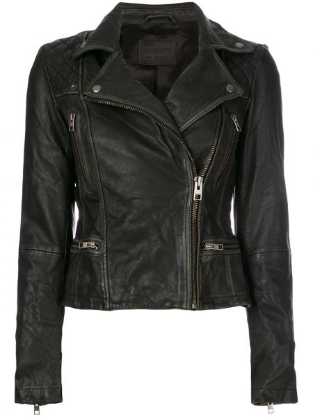 Motorradjacke Allsaints schwarz