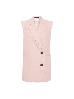 Asymmetrische weste Inwear pink