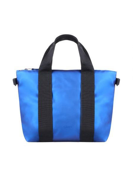 Shopper handtasche mit taschen Rains blau