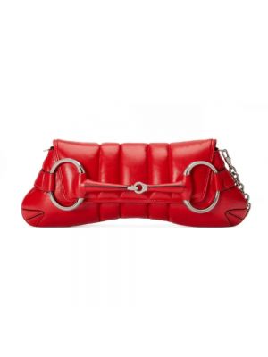 Pikowana torebka Gucci czerwona