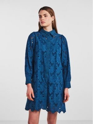 Φόρεμα σε στυλ πουκάμισο Yas μπλε