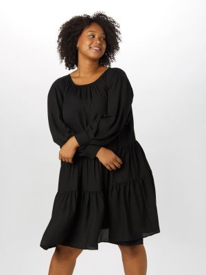 Φόρεμα Selected Femme Curve μαύρο