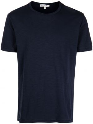 Tričko s okrúhlym výstrihom Alex Mill modrá