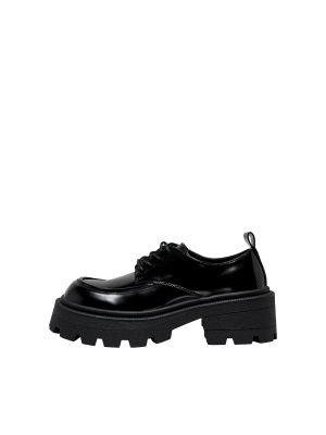 Pantofi cu șireturi Only negru
