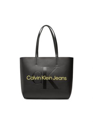 Bevásárlótáska Calvin Klein Jeans fekete