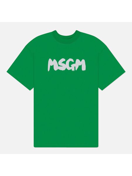 Футболка Msgm зеленая