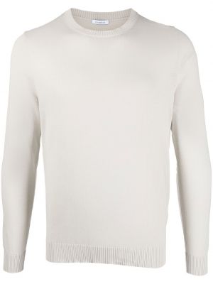 Βαμβακερός πουλόβερ Malo λευκό