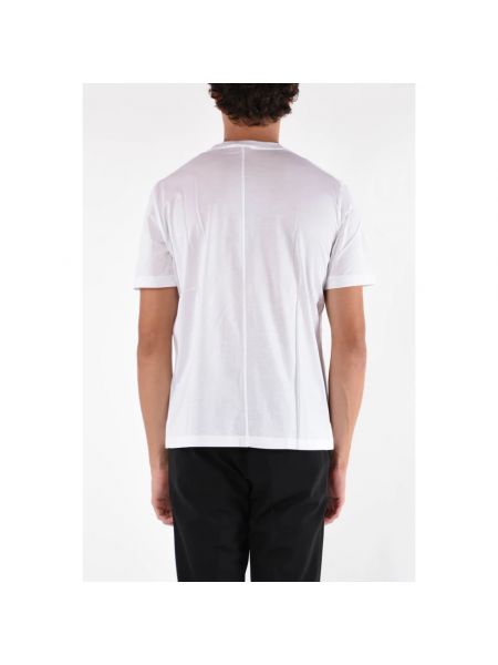 Camiseta de algodón Paolo Pecora blanco