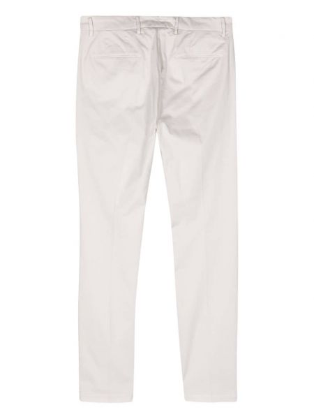 Pantalon chino en coton Borrelli blanc