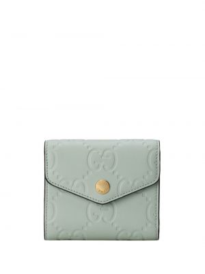 Usnjena denarnica Gucci zelena