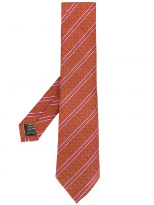 Krawat w paski z jedwabiu Gieves & Hawkes